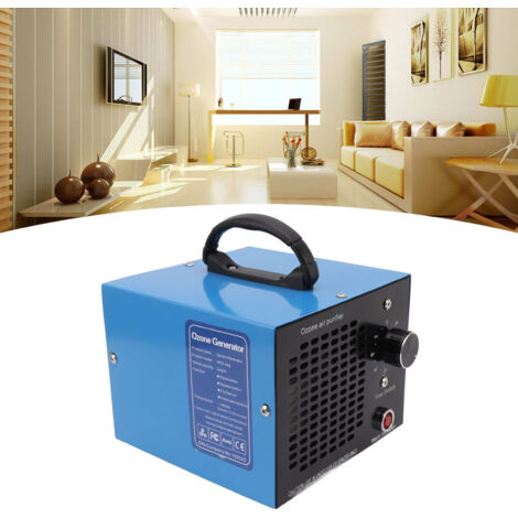 Ozongenerator-Luftreiniger – Edelstahlgehäuse, 50–150 W, 24 g/h, Timer (1–60 Min.), Geruchs- und Schadstoffbeseitigung, 110 V, US-Stecker