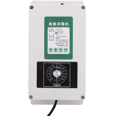 Ozongenerator-Reinigungsgerät mit 2000 mg Leistung und Timer für Zuhause, Auto, Werkstatt und Gewächshäuser (EU-Stecker 220 V)