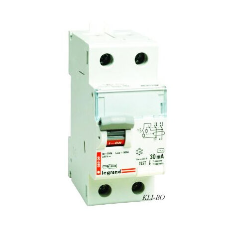 P 302'FI DISJONCTEUR 2 PÔLES 08 909 LEGRAND 411509