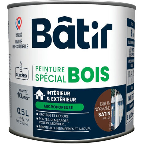 P/bois Sat 0,5l Brun N Ral8011