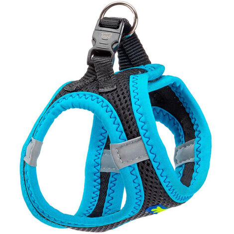 P Harnais respirant pour chiens avec inserts réfléchissants. En différentes couleurs et tailles.. Variante XXXS - Misure: A: 20-24 cm B: 24-28 cm - Bleu