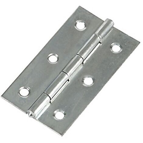 P. S. bisagra 5005 3     zincada caja 24 , Bisagra 5005 hierro zincado 3 pulgadas. Caja de 24 unidades. - Tamaño: 75x40mm. Espesor 1.20mm - Para fijar tanto en madera como en acero