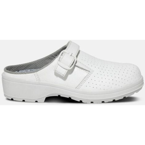 p sabot blanc daurie cuir t42