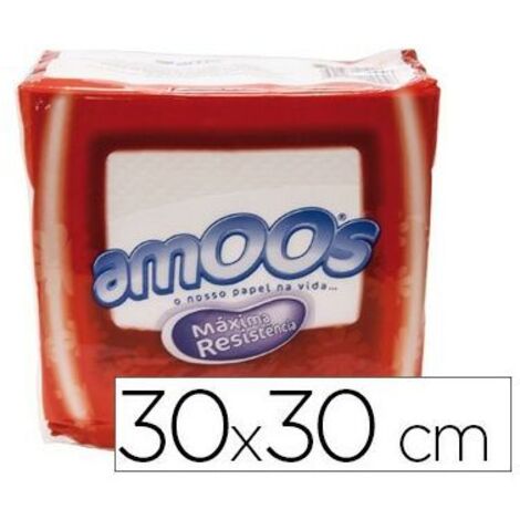 P.100 SERVILLETAS AMOOS RESISTANT 1C 30X30CM