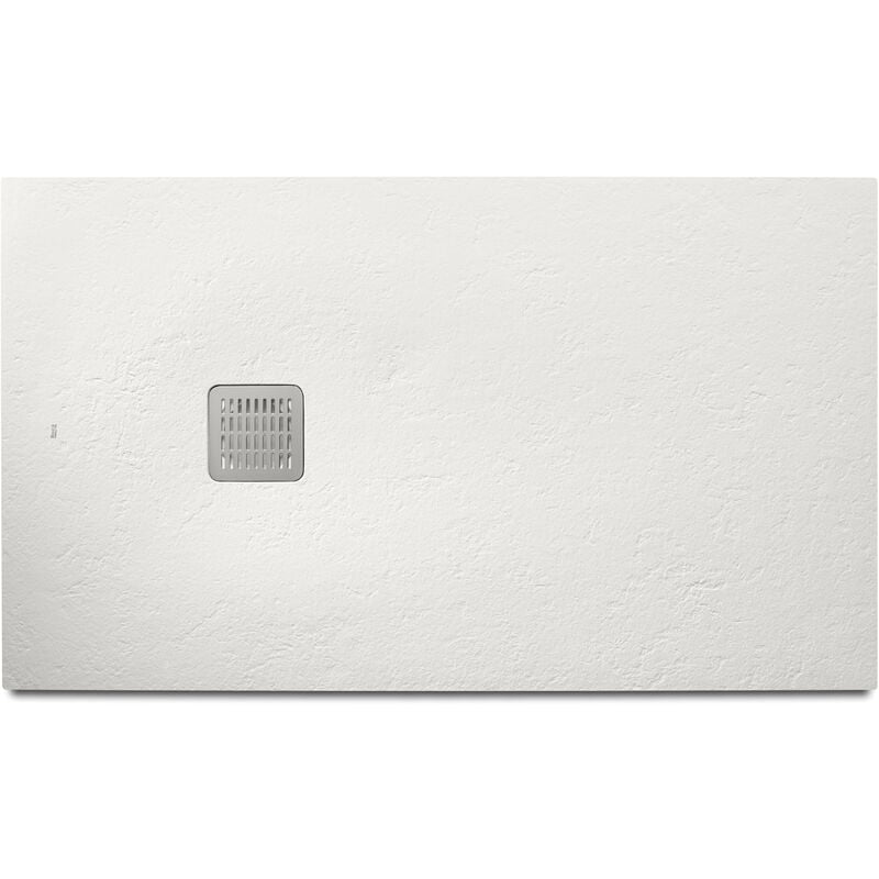 

ROCA Plato de ducha 140 x 80 cm resina - Terran basic - Incluye desagüe - Blanco - Mate York