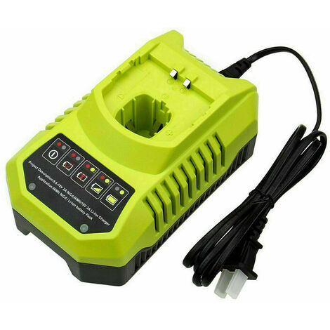 P117 Ladegerät kompatibel mit Ryobi 12V-18V Ladegerät für Ryobi 12V 14.4V 18V NiCd NiMh Li-Ionen Akku P100 P101 P102 P105 P107 P108 P200 1400670