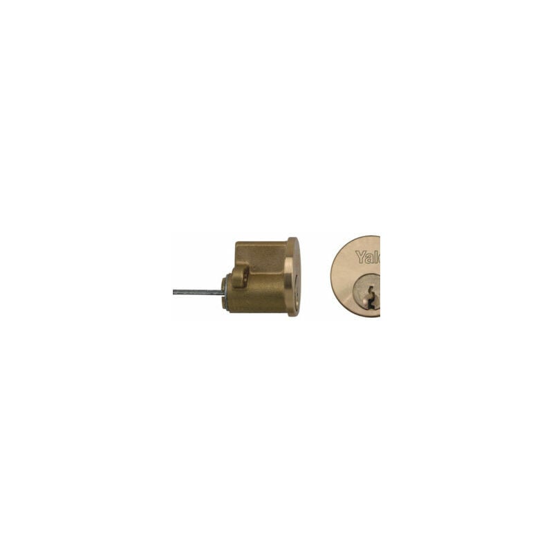 Yale - B1109 Replacement Rim Cylinder & 2 Keys Polished Brass Finish Box