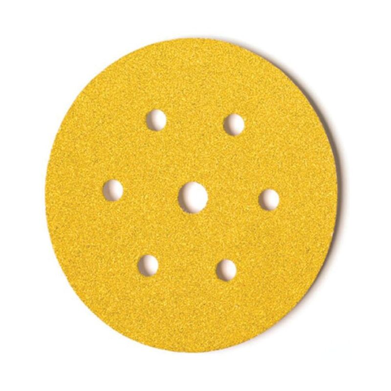 Mirka 150mm Gold Grip Disc 7-HOLE P40 (BOX-50)