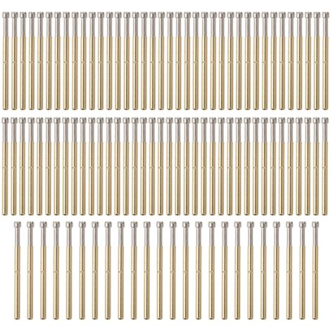 P125-H Prüfspitzenstift, 9-polige Stahlprüfspitzen, 100 Stück
