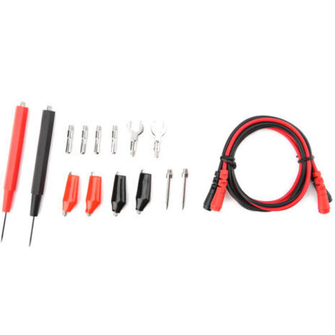P1500 Elektronisches Digitalmultimeter: Messleitungen mit Krokodilklemmen, Satz austauschbarer Messspitzen
