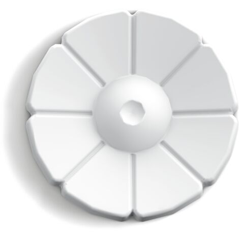 P20 Coin Cimaise Orac Decor - Ø 6,1cm - élément décoratif polymère