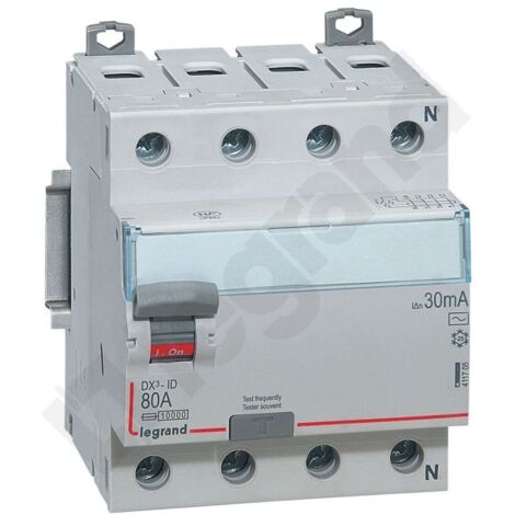 P304 4P 80A 30MA Differenzialschutzschalter TYP AC DX3