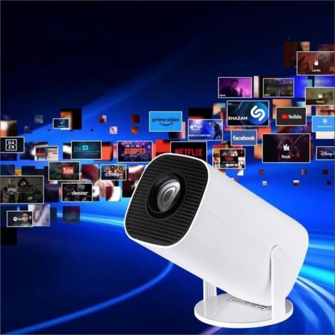 (p30)Vidéoprojecteur Portable Android 1080P Full HD 1500Ansi Lumens avec 5G Wifi