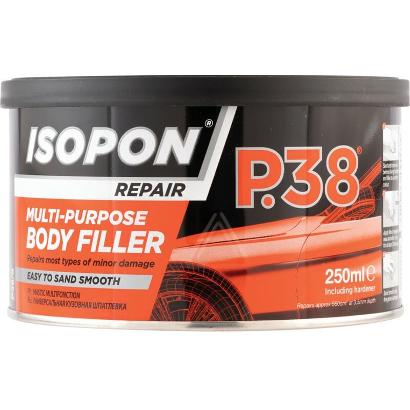 Isopon P38/2 Paste Kit Cream Tin 1.2LTR