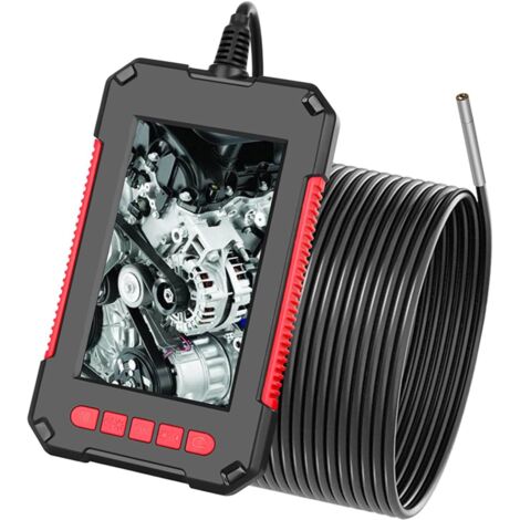 P40 Portable Portable Endoscope Industriel Endoscope Caméra D'inspection IP67 Étanche 3.9mm Lentille Intégrée 6 pcs LED Réglables avec 4.3 Pouce Haute Définition 1080P Écran D'affichage