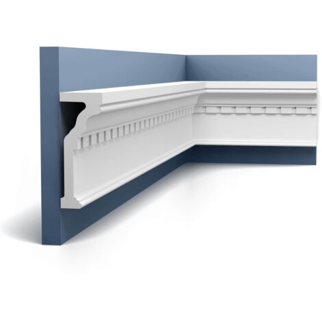 P4010 Cimaise murale Orac - 5,6x14,5x200cm (h x p x L) - moulure décorative polyuréthane A l'unité