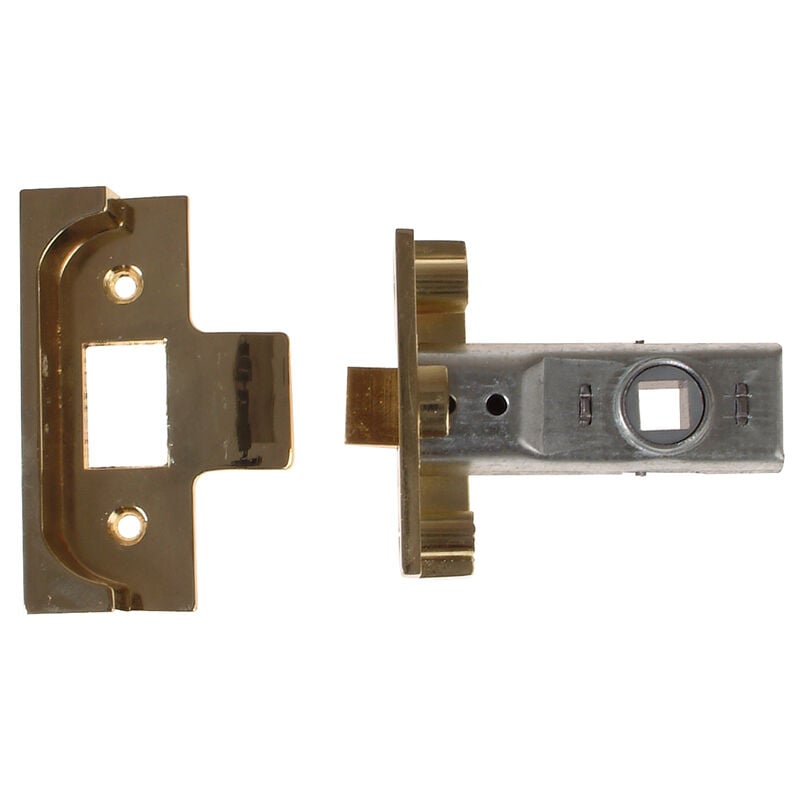 Yale - Locks M999 Rebate Tubular Latch 64mm 2.5 in Polished Brass Finish YALPM999PB64