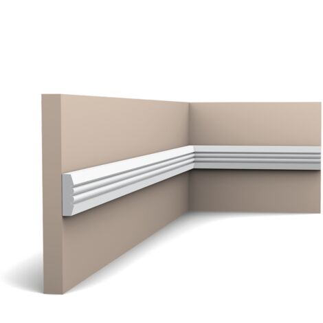 P5021 Cimaise murale Orac Decor - 3x1x200cm (h x p x L) - moulure décorative polyuréthane A l'unité