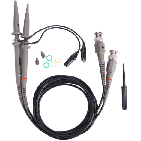 P6100 Tastkopf-Set für 100-MHz-Oszilloskop, 1x/10x Hochpräzisions-Testköpfe