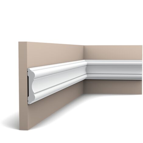 P8040 Cimaise Polyuréthane Orac Decor Luxxus - 10x2cm (h x p) - rigideouflexible : rigide