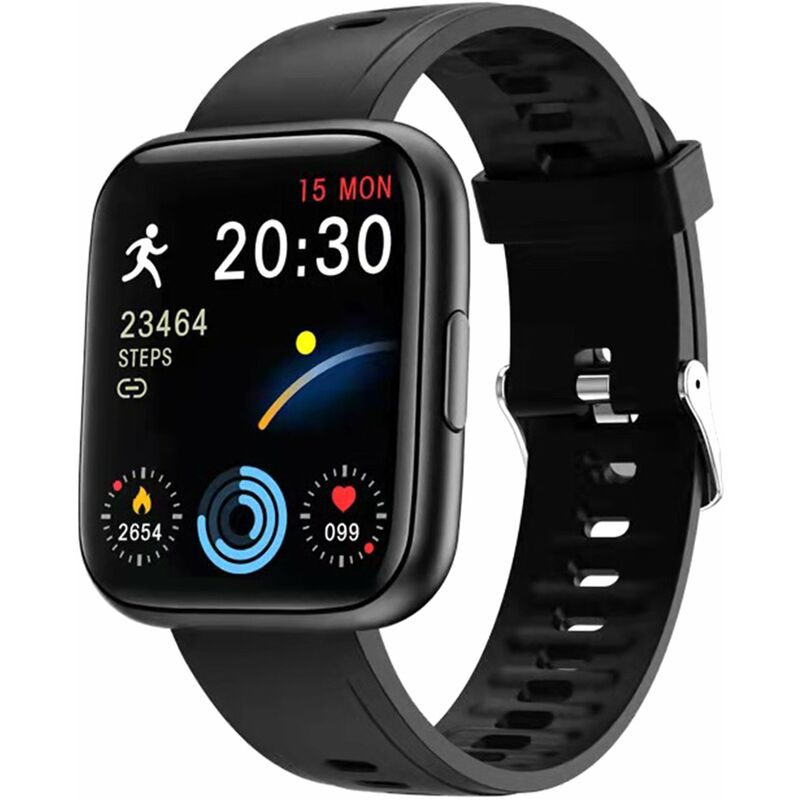 

P8Plus S-mart B-racelet BT5.0 Connected Fitness T-racker 1.69in Pantalla de visualizacion Monitor de ritmo cardiaco Seguimiento del sueno