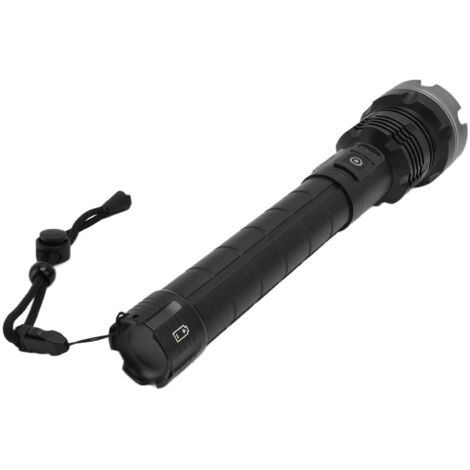 P90 Potente Torcia Elettrica 5000LM Zoom Telescopico IP65 Torcia Elettrica Impermeabile per Emergenza Esterna