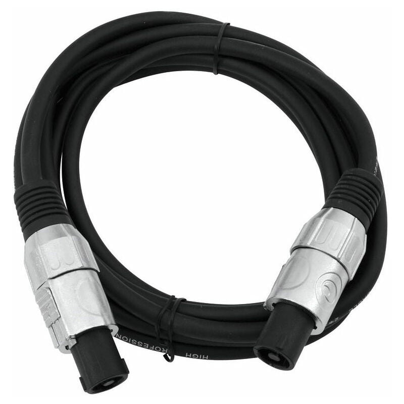 

Omnitronic - Cable de conexión de megafonía cable de altavoz con enchufe de 3 m cable de altavoz 3022105M
