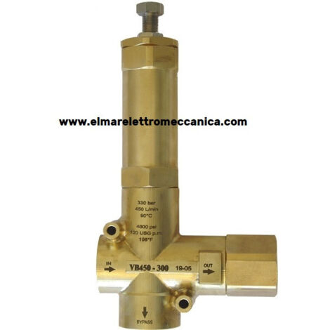 PA VB450 200 BAR Valvola di by-pass idropulitrice