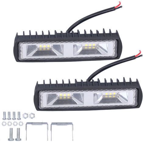 Paar 12-LED 36W 12-24V Arbeitsscheinwerfer, Scheinwerfer für Motorrad, LKW, Boot, Traktor, Offroad-Anhänger.