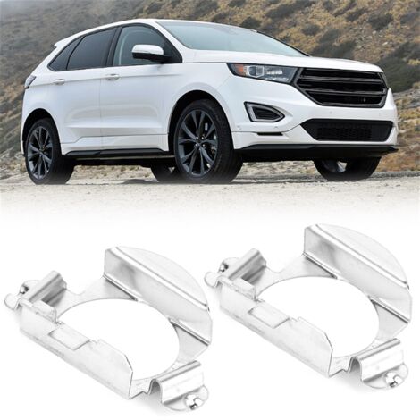 Paar Adapterhalterungen für H7-LED-Lampen für Mercedes-Benz und Ford Silber