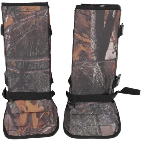 Paar atmungsaktive und leichte Polyester-Beinwärmer mit Schlangenschutz für Wandern, Camping und Klettern