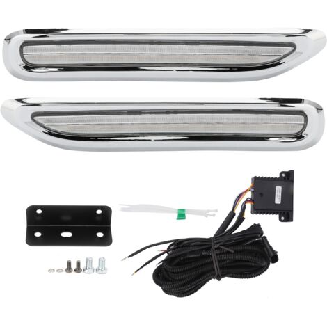 Paar Auto LED Tagfahrlicht Blinker Lampe Weiß Gelb 12V Für RX RX300 1998-2003
