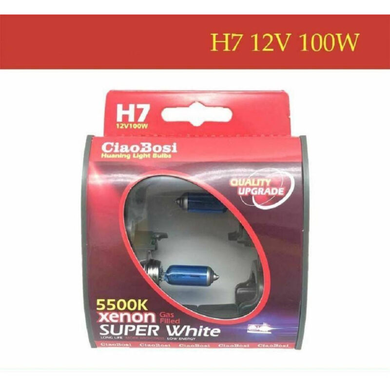 Image of Trade Shop Traesio - Trade Shop - paar H7 12V 100W 5500K xenon motorrad auto lampen C-6277 -