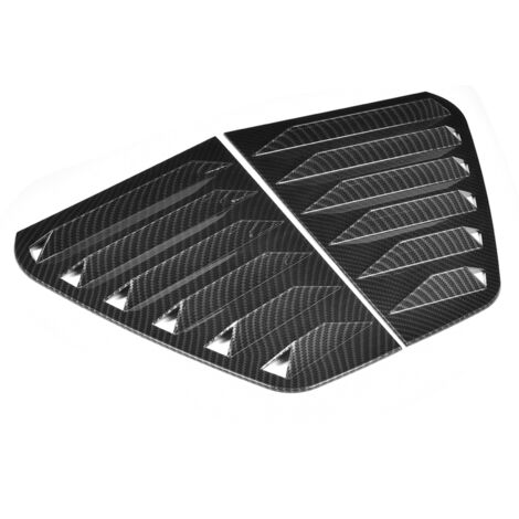 Paar C-Säulen-Lufteinlassblenden für Volkswagen Golf R Mk7/Mk7.5 2013-2020 - ABS-Klebeaufkleber in Carbonfaser-Optik