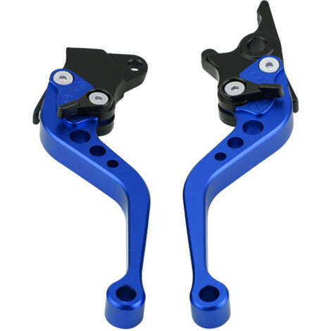 Paar CNC-gefräste Brems- und Kupplungshebelgriffe aus Aluminium für Motorräder