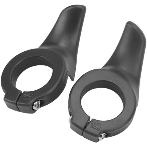 Paar Daumenauflagen für Fahrradlenker, verschleißfest, ideal für Mountainbikes, schwarz