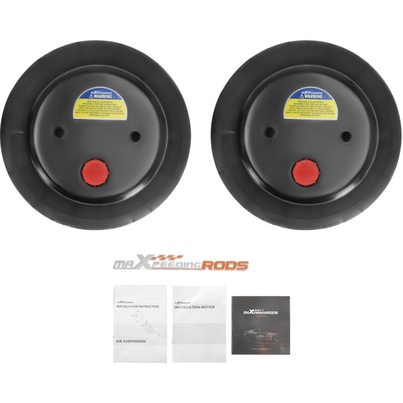 Image of Paar Dreifaltenbalg 2600 lbs Luftbalg Luftfederung Universal for Light Duty