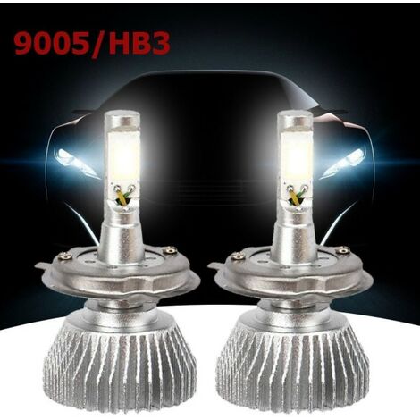 Kit HB3-LED-Lampen, belüftet für Auto und Motorrad - All in One  Technologie
