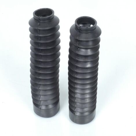 Paar Gabelbälge schwarz Ø26x41x195mm für Motorrad Moped Fahrrad