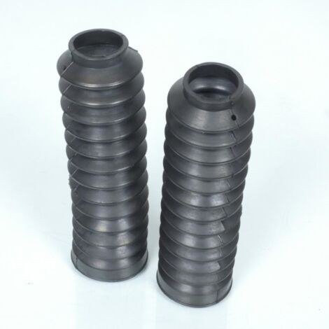Paar Gabelbälge schwarz Ø33x50x210mm für Motorrad Moped Cyclo