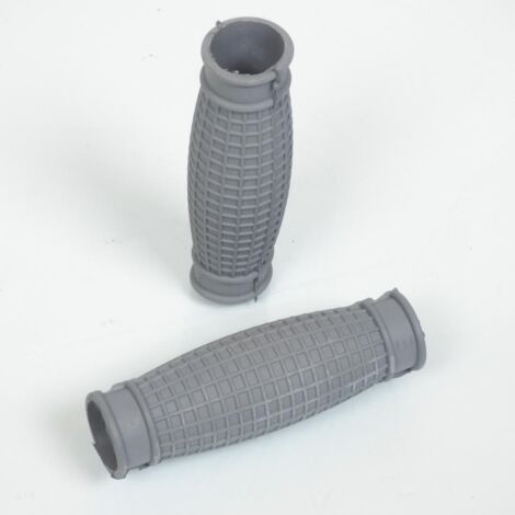 Paar grau gaufrierte Griffe Ø22mm 105mm für Solex 330 ohne