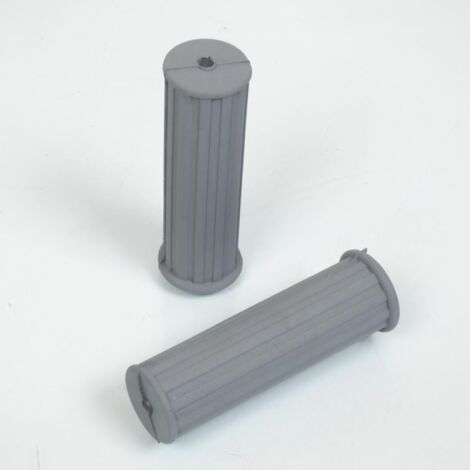 Paar graue Griffe Typ CLB ø22/24 mm 110 mm für Moped Peugeot 103,