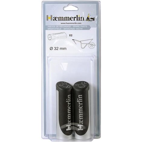 Paar Haemmerlin-Griffe aus zwei Materialien Ø 32 mm für Schubkarren - 309002106