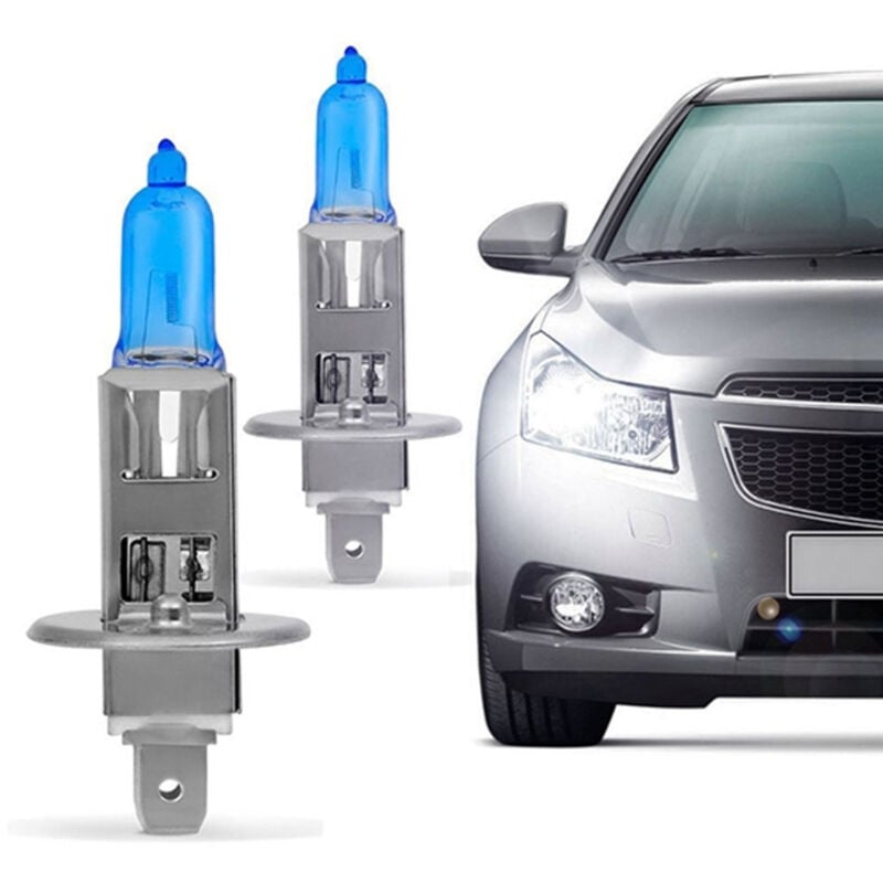 Image of Trade Shop Traesio - Trade Shop - kit paar autoscheinwerfer H1 8500K 12V 55W xenon halogenbirne -