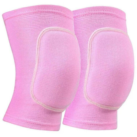 Paar Knieschoner für Damen, geeignet für Yoga, Cheerleading, Tanz und Volleyball (schwarz, grau, grau, S [Geeignet für Personen mit einem Gewicht zwischen 50 und 90 kg])