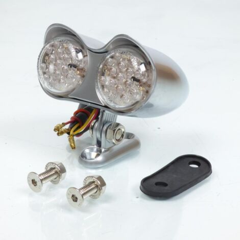 paar led rücklicht mad bullet form obus für motorrad café racer