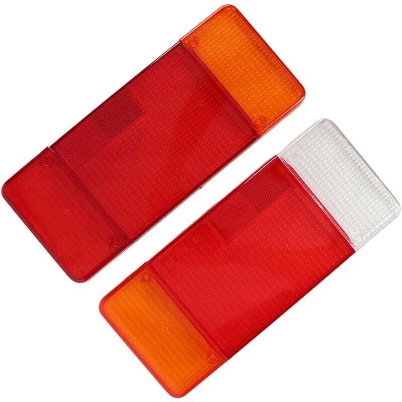 Image of Paar lkw Rücklicht Gehäuse Abdeckung Links Rechts Rot Orange Weiß Ersatz für Iveco Eurocargo Daily