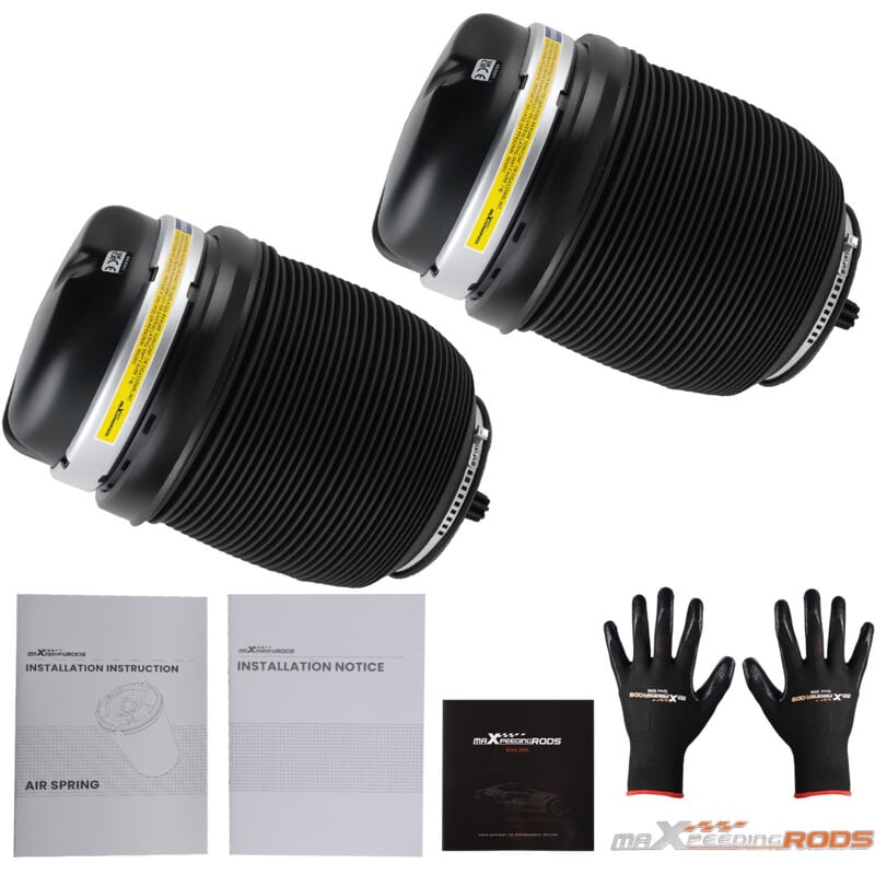 Image of Paar Luftfeder Federbalg Hinten Links Rechts for Audi A6 C6 4F 4F0616001J
