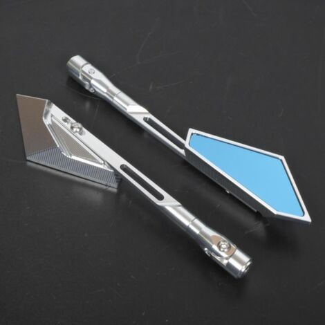 paar mad spiegel für auto homa silver alu cnc neu