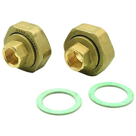 Paar Messingbeschläge ff 1"1/4x2"
